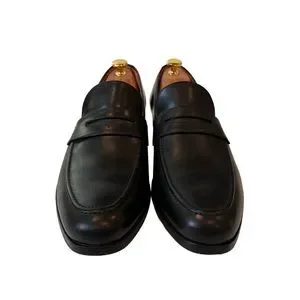 Shoes | Wolf And Shepherd Penny Loafers Black Leather Size 